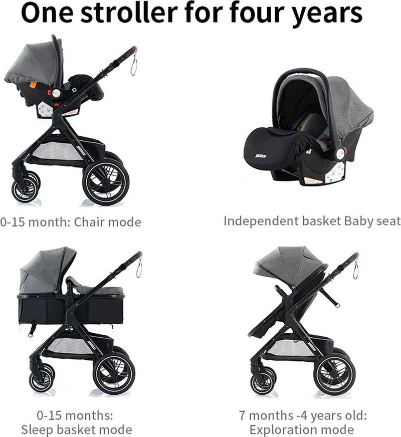 kinderwagen en maxi cosi 3 in 1
