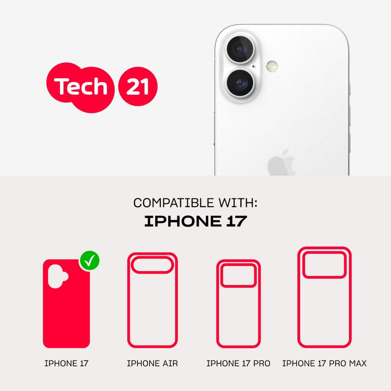 Tech21 EvoClear met MagSafe voor Apple iPhone 17