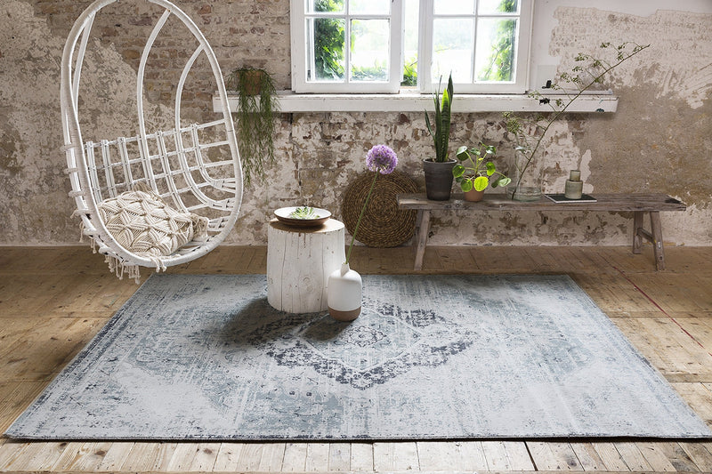 vloerkleed Lifa Living Aqua Thuy - Beige/Zilver