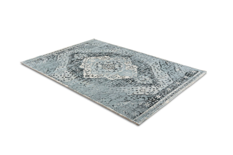 Vloerkleed Lifa Living Aqua Kim - Blauw/Licht Blauw