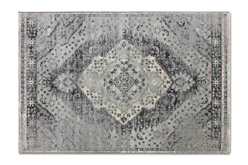 Vloerkleed Lifa Living Aqua Dinh - Beige/Donkerblauw