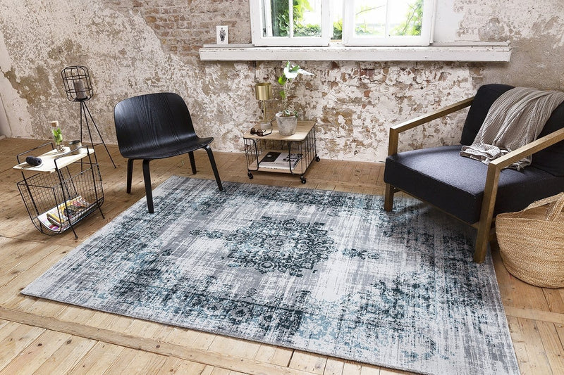 Vloerkleed Lifa Living CV Dark Grey Blue 2