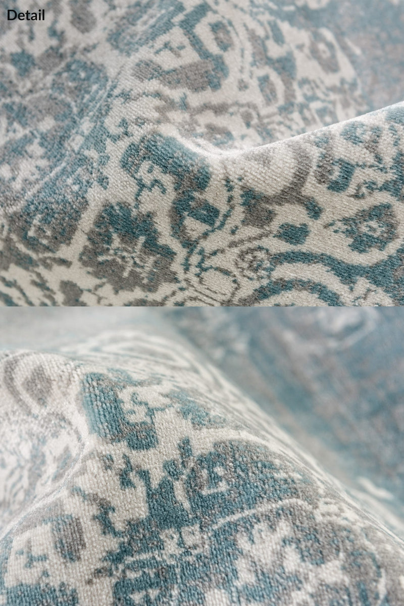 Vloerkleed Lifa Living CV Med Grey Blue