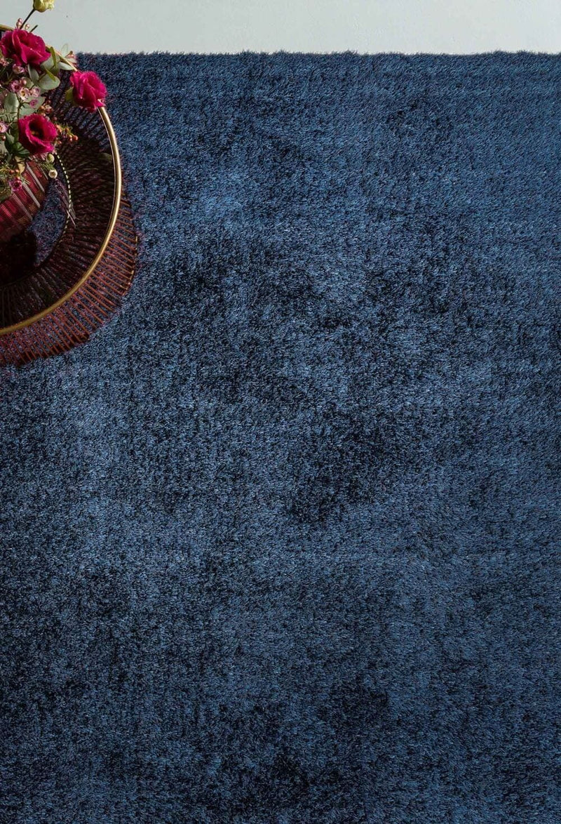 Hoogpolig vloerkleed Easy Living Payton Navy