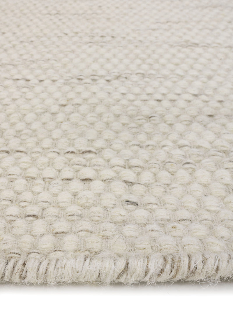 Rond vloerkleed MOMO Rugs Teppe White Naturel