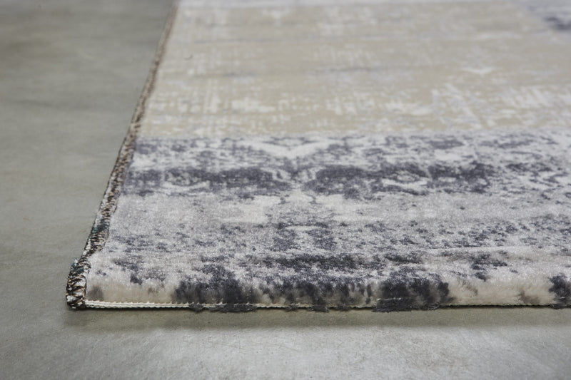 Vloerkleed  Lifa Living Vintage Patch Dark Grey