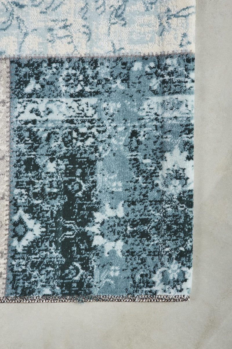 Vloerkleed  Lifa Living CPV Dark Grey Blue 1