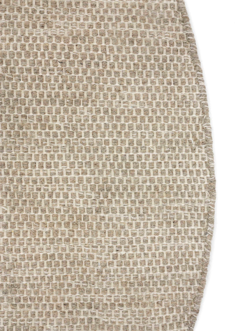 Rond vloerkleed MOMO Rugs Teppe Camel