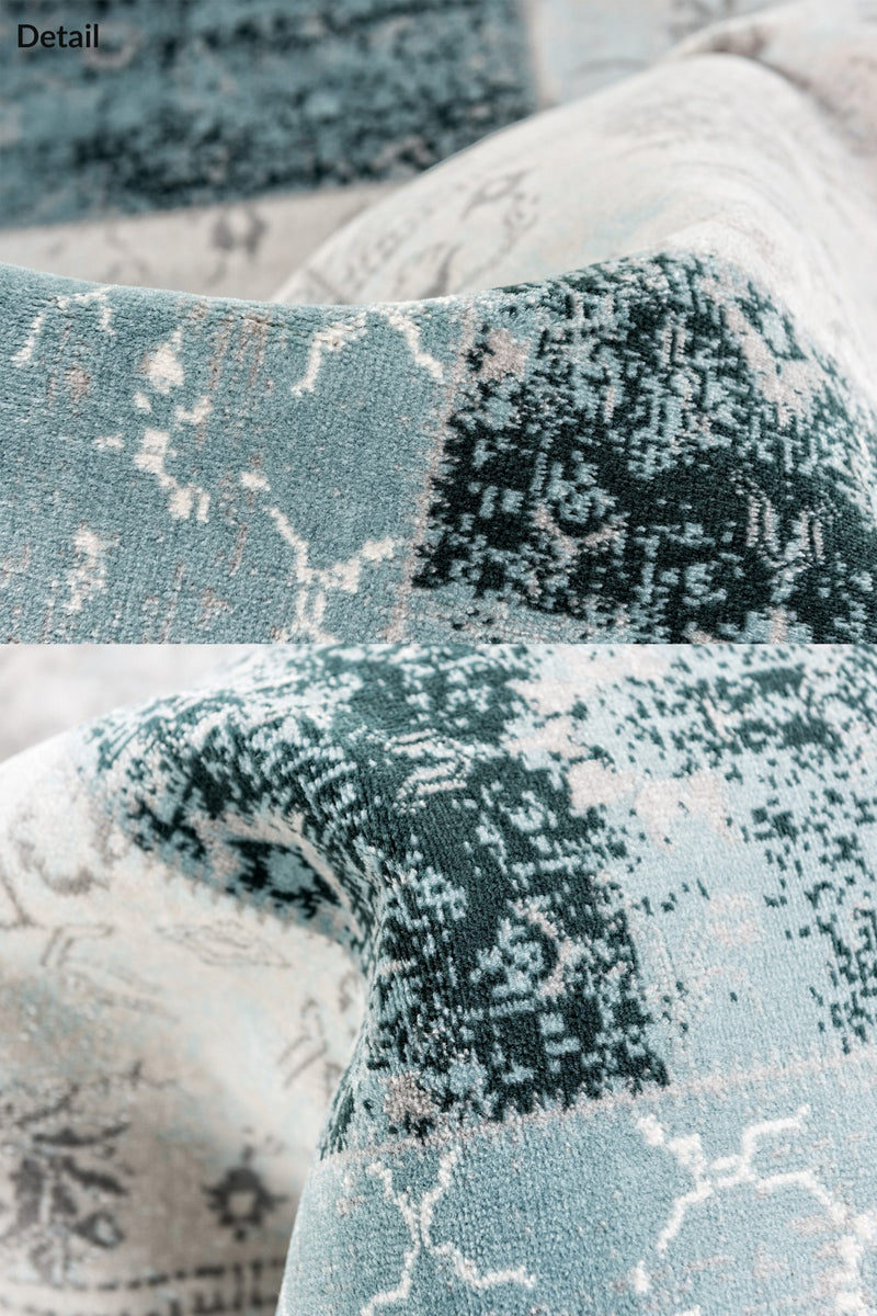 Vloerkleed  Lifa Living CPV Dark Grey Blue 1