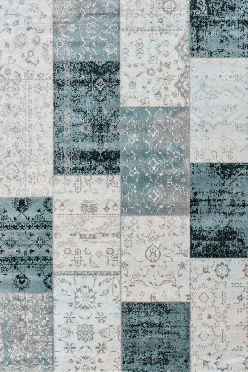 Vloerkleed  Lifa Living CPV Dark Grey Blue 1