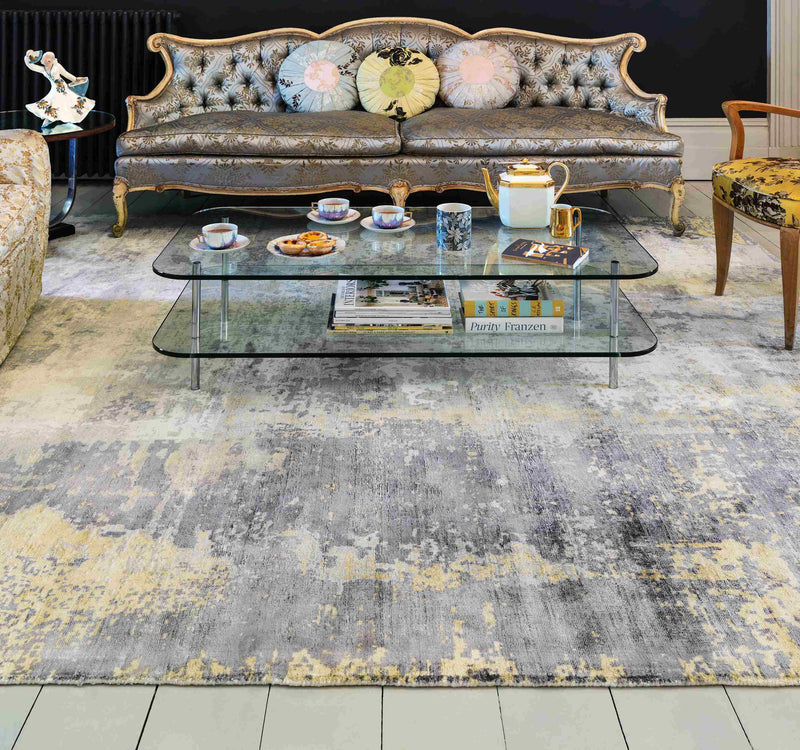 Laagpolig vloerkleed Easy Living Gatsby Gold