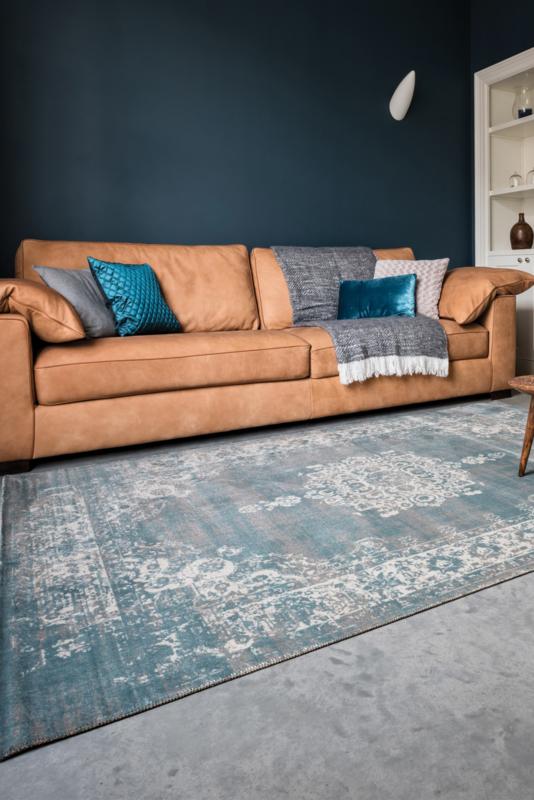 Vloerkleed Lifa Living CV Med Grey Blue